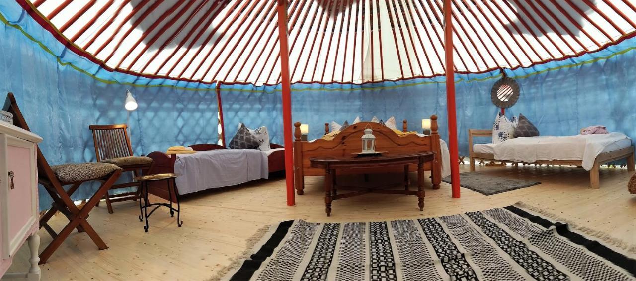 Mongolische Jurte Im Art.Quartier Hotel Velgast Eksteriør billede